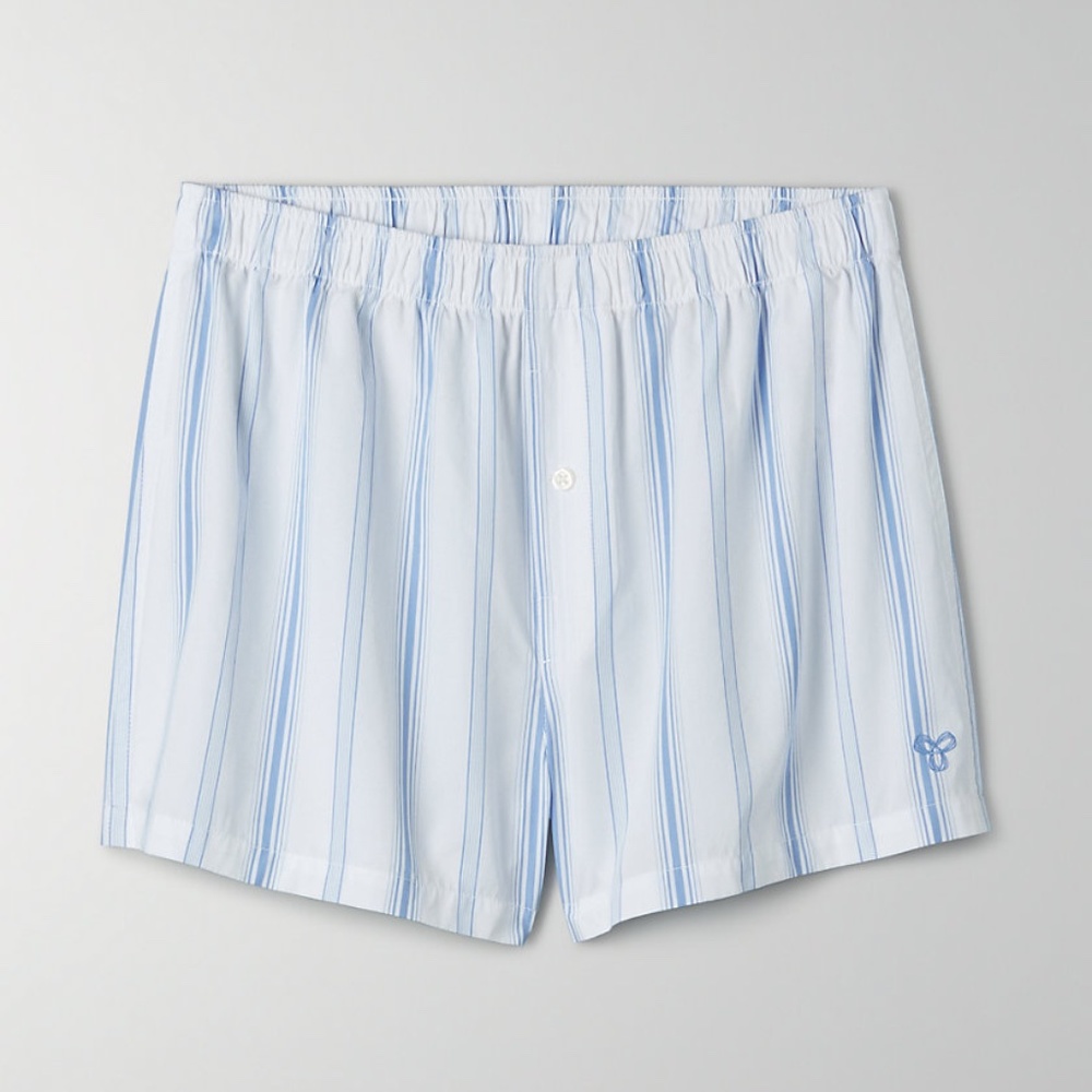 TNA Solan Short, Sky Blue Var Stripe, Size XS